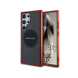 AMG Samsung Galaxy S24 Ultra black hardcase w. Transparent Bicolor & MagSa.