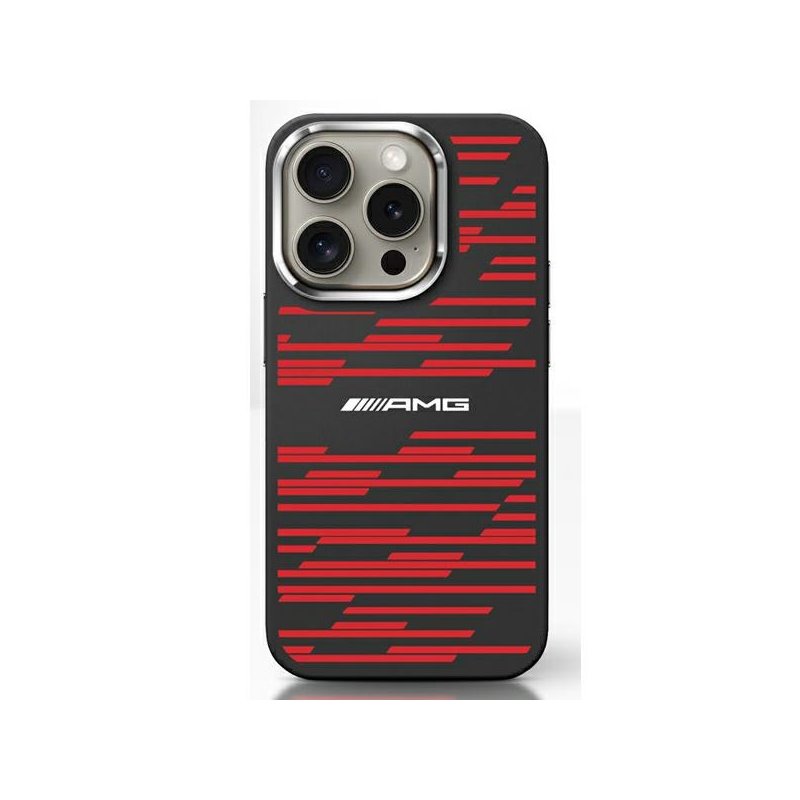 AMG iPhone 16 black hardcase Silicone Graphics MagSafe