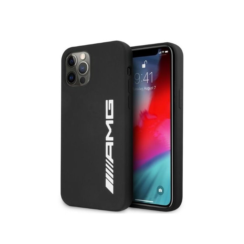 AMG iPhone 12 Pro Max black hardcase with Silicone Big Logo