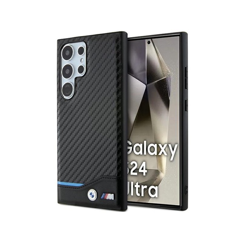 BMW Samsung Galaxy S24 Ultra S928 black Leather Carbon BMW Samsung Galaxy S24 Ultra S928 black Leather Carbon