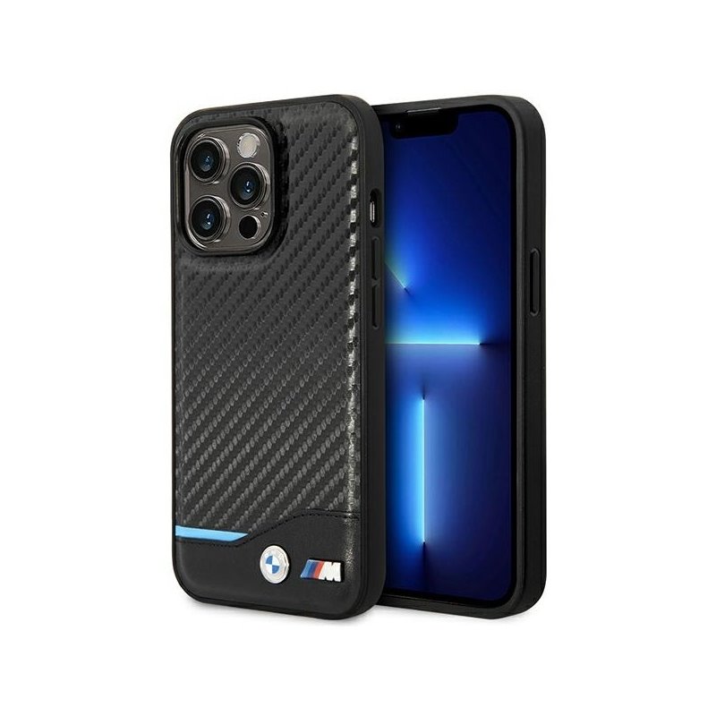 BMW iPhone 14 Pro black Carbon MagSafe