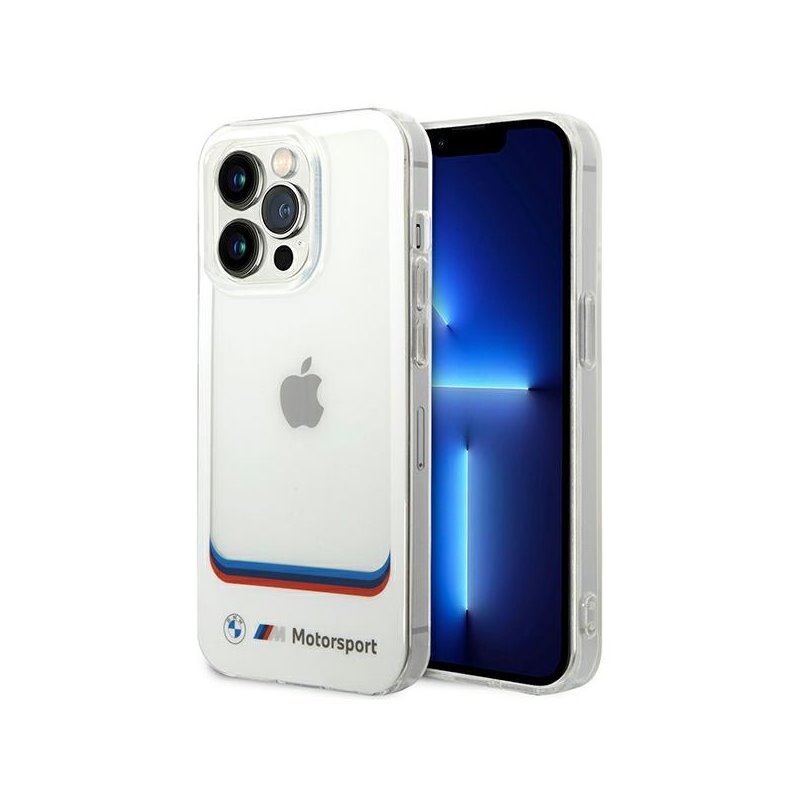 BMW iPhone 14 Pro Max white Transparent Center BMW iPhone 14 Pro Max white Transparent Center