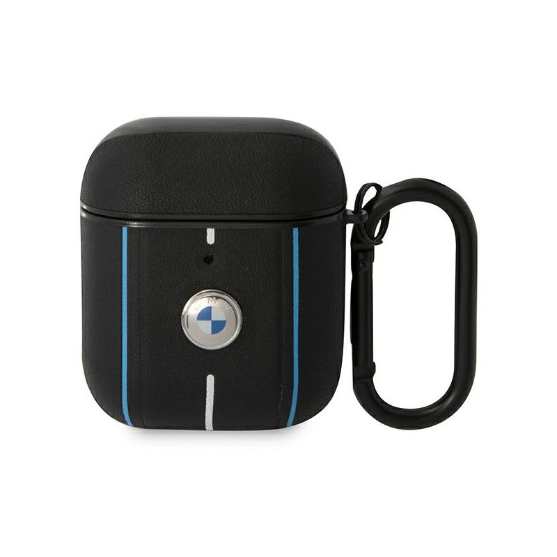 BMW AirPods 1/2 cover black Leather Color Lines BMW AirPods 1/2 cover black Leather Color Lines