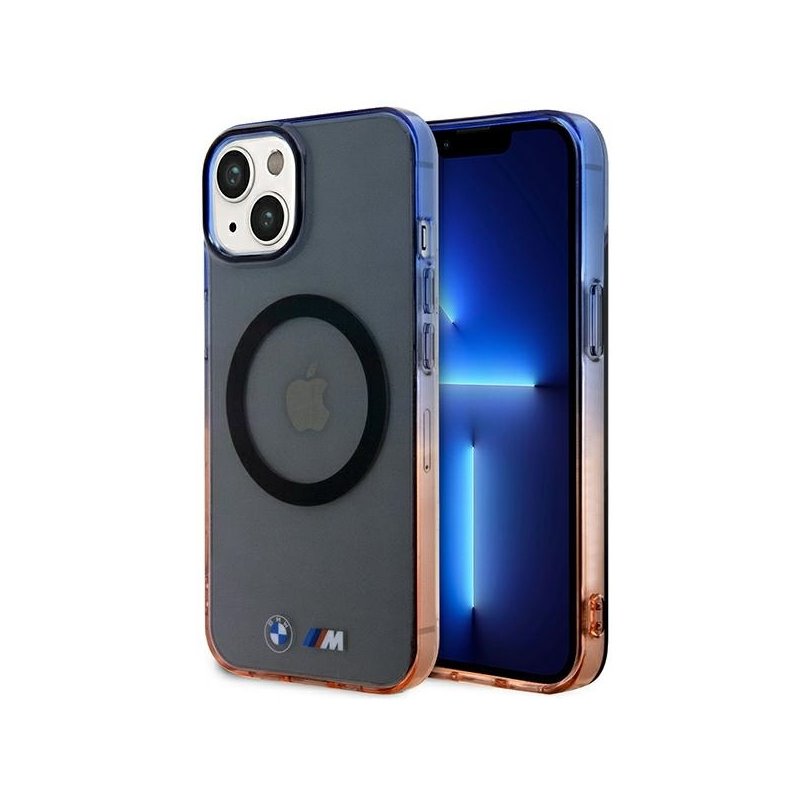 BMW iPhone 13/14/15 grey hardcase Gradient Bumper MagSafe