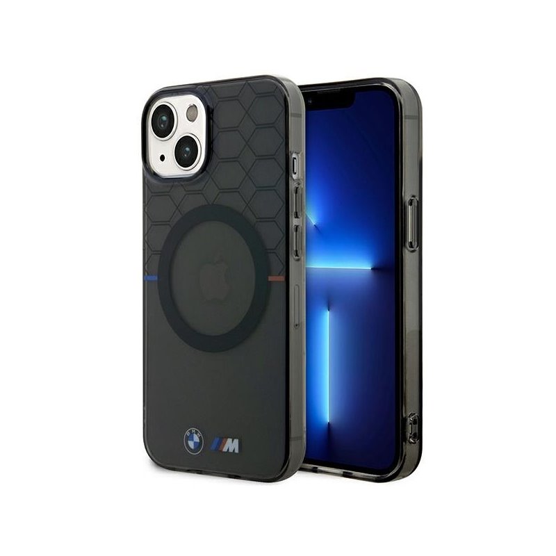BMW iPhone 14 Plus/15 Plus grey Pattern MagSafe BMW iPhone 14 Plus/15 Plus grey Pattern MagSafe