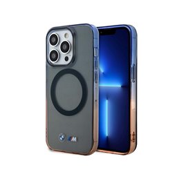 BMW iPhone 14 Pro grey hardcase Gradient Bumper MagSafe
