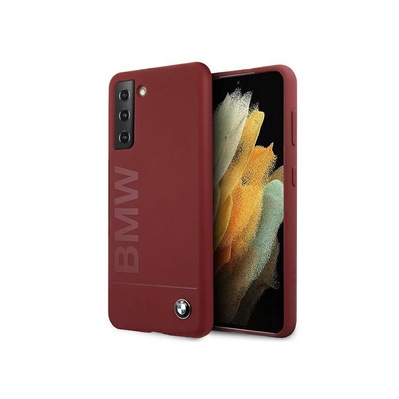 BMW Samsung Galaxy S21 G991 red hardcase Silicone Signature Logo BMW Samsung Galaxy S21 G991 red hardcase Silicone Signature Logo