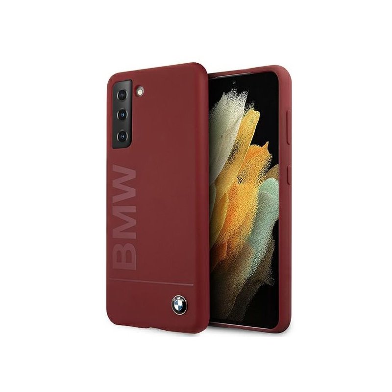 BMW Samsung Galaxy S21+ G996 red hardcase Silicone Signature Logo BMW Samsung Galaxy S21+ G996 red hardcase Silicone Signature Logo
