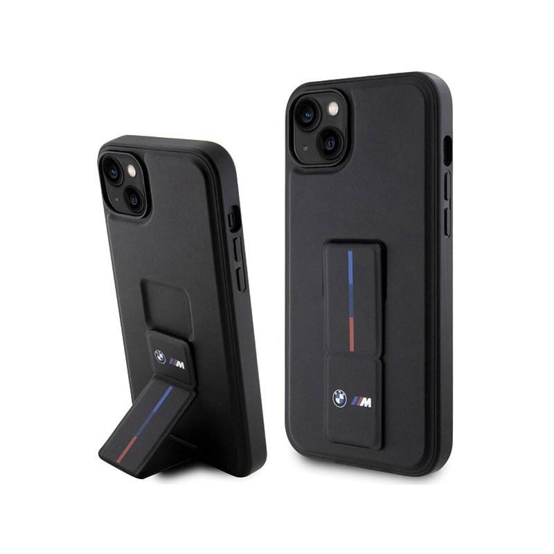 BMW iPhone 14 Plus/15 Plus black hardcase Grip Hot Stamp BMW iPhone 14 Plus/15 Plus black hardcase Grip Hot Stamp