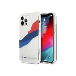 BMW iPhone 12 Pro Max transparent hardcase Motorsport Tricolor