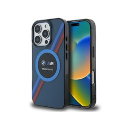 BMW iPhone 16 Pro Max navy hardcase Motorsport IML Circle MagSafe