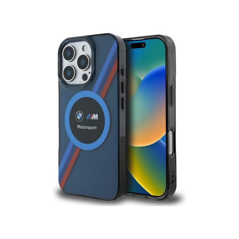 BMW iPhone 16 Pro Max navy hardcase Motorsport IML Circle MagSafe BMW iPhone 16 Pro Max navy hardcase Motorsport IML Circle MagSafe