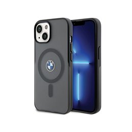 BMW iPhone 14 Plus/15 Plus black hardcase IML Signature MagSafe