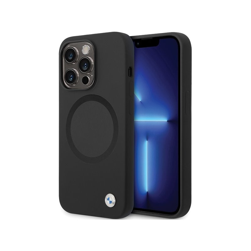 BMW iPhone 14 Pro Max black Signature Liquid Silicone MagSafe BMW iPhone 14 Pro Max black Signature Liquid Silicone MagSafe