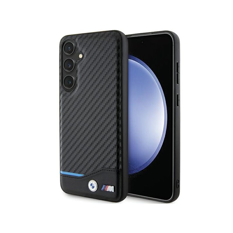 BMW Samsung Galaxy S24+ S926 black Leather Carbon BMW Samsung Galaxy S24+ S926 black Leather Carbon