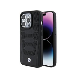 BMW iPhone 15 Pro Max black Leather Seats Pattern