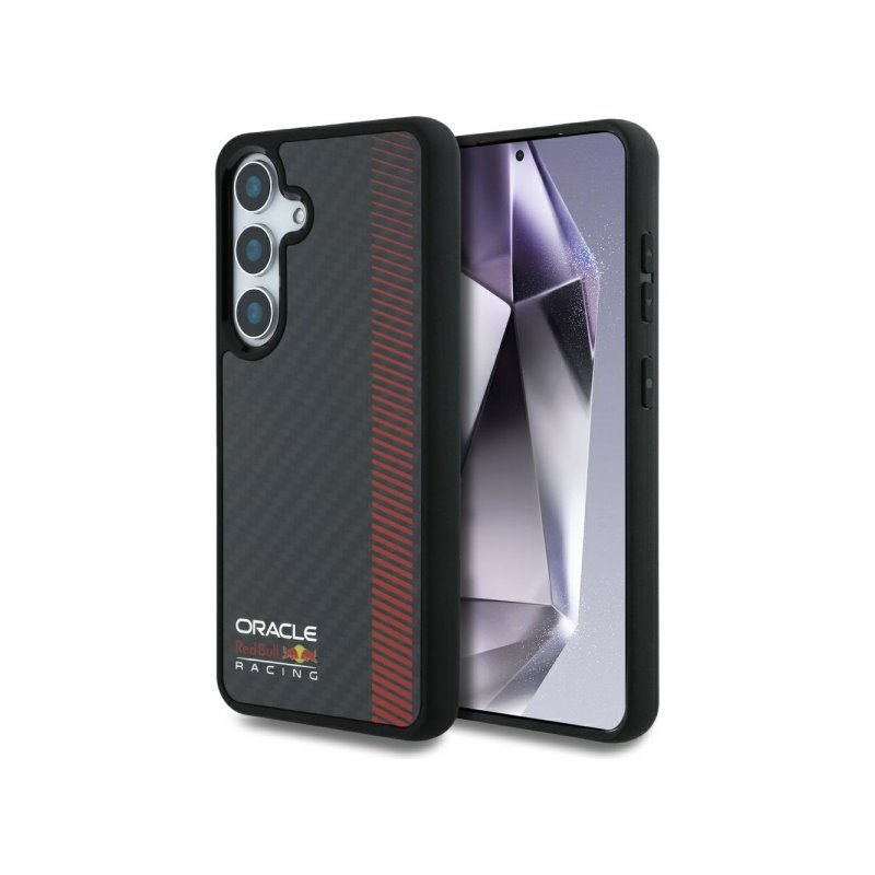 Red Bull Real Carbon Fiber Powerbar MagSafe Case Samsung Galaxy S25+ Black Red Bull Real Carbon Fiber Powerbar MagSafe Case Samsung Galaxy S25+ Black