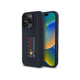 Red Bull iPhone 16 Pro Max 6.9 hardcase navy Silicone Vertical Logo Mag