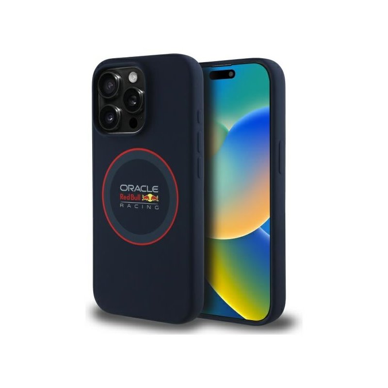 Red Bull iPhone 15 Pro Max 6.7 hardcase navy Silicone Red Ring MagSafe Red Bull iPhone 15 Pro Max 6.7 hardcase navy Silicone Red Ring MagSafe