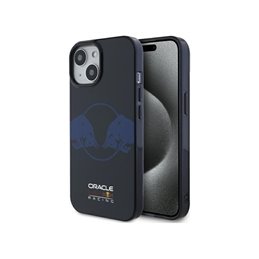 Red Bull iPhone 15 case navy IML Two Bulls MagSafe