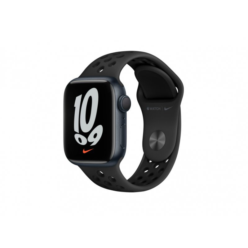 Apple Watch S7 Nike Alu 41mm Midnight (Antraciet/Black) iOS MKN43FD/A Apple | buy2say.com Apple