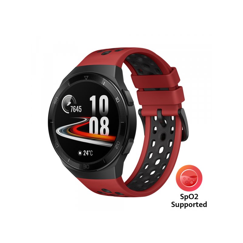 Huawei Watch GT 2e rot 35mm AMOLED-Display - 55025280 från buy2say.com! Anbefalede produkter | Elektronik online butik