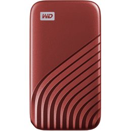 WD MYPASSPORT SSD 500GB Red - Solid State Disk - NVMe WDBAGF5000ARD-WESN Storage Media | buy2say.com Western Digital