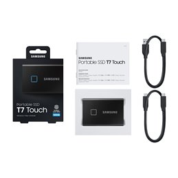 Samsung Portable SSD T7 Touch 500GB Black MU-PC500K/WW Storage Media | buy2say.com Samsung
